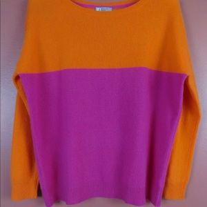 100% cashmere sweater, stunning colors, So cozy!!